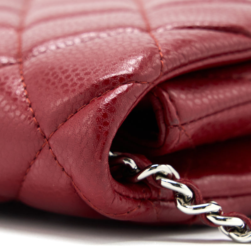 Chanel Timeless handbag Red Cloth ref.653118 - Joli Closet