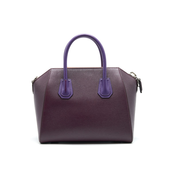 Givenchy Small Antigona Bag Burgundy Multi Colour