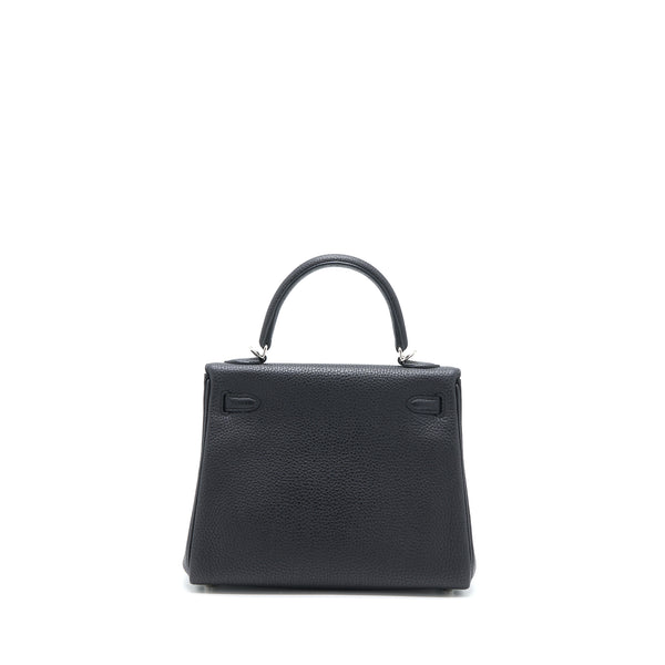 Hermes Kelly 25 Togo Black SHW Stamp Y