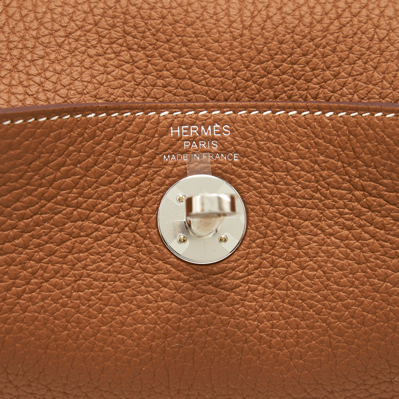 Hermes Mini Lindy Clemence Gold SHW Stamp Z