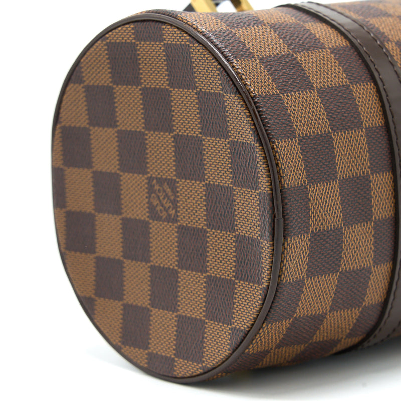 Louis Vuitton Damier Ebene Papillon Handbag W/Pouch