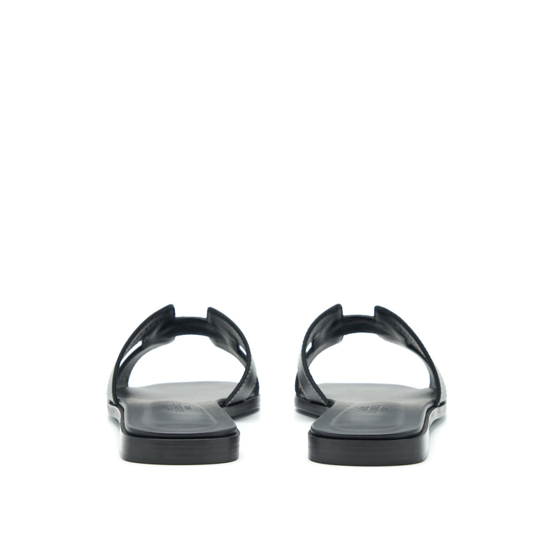 Hermes Size 36.5 Oran Sandal Box Black