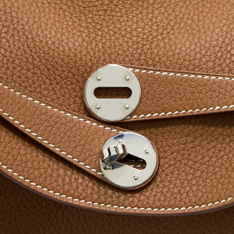 Hermes Lindy 30 Clemence Gold SHW Stamp C