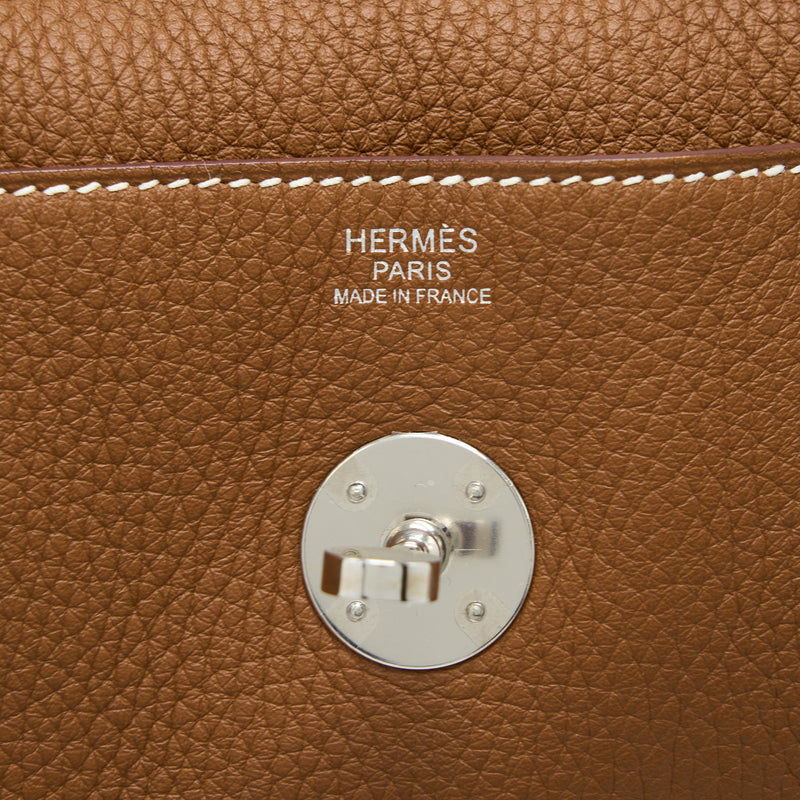 Hermes Lindy 30 Clemence Gold SHW Stamp C