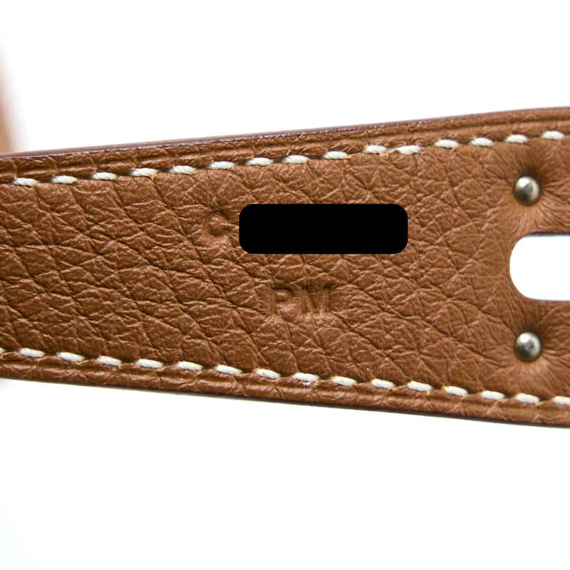 Hermes Lindy 30 Clemence Gold SHW Stamp C