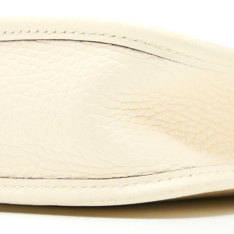 Hermes Mini Evelyne Clemence Nata/Multicolor Strap SHW Stamp U