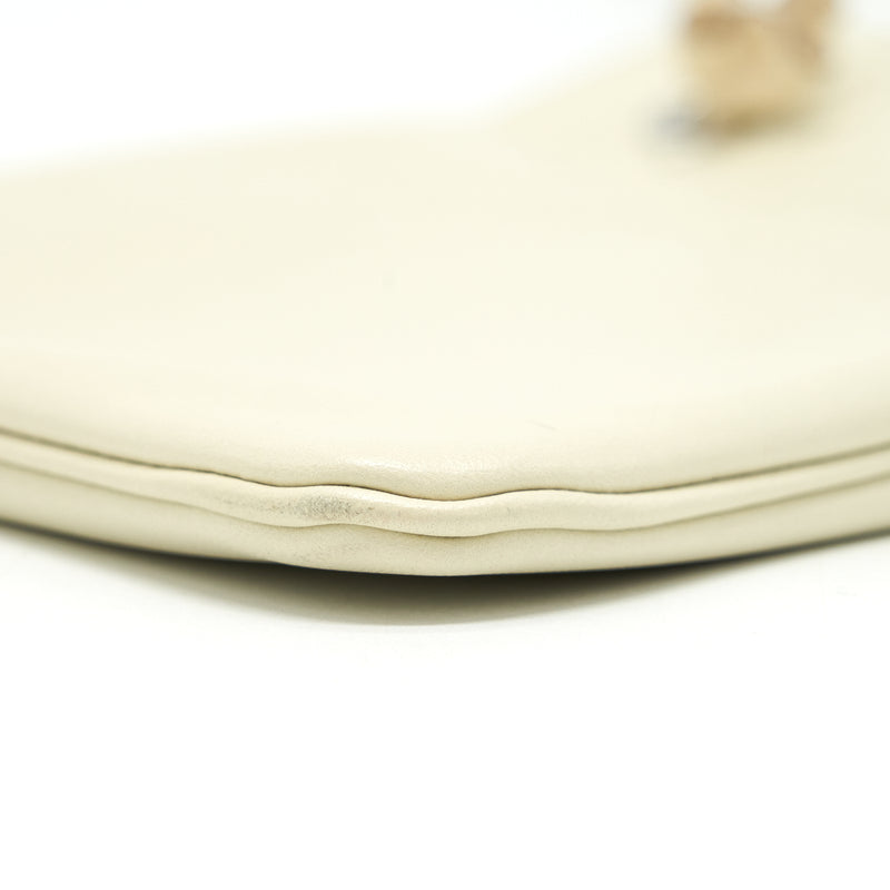 Hermes Aline Mini Swift Craie/ Nata SHW Stamp Y
