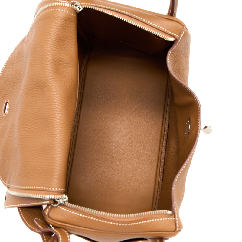 Hermes Lindy 30 Clemence Gold SHW Stamp C