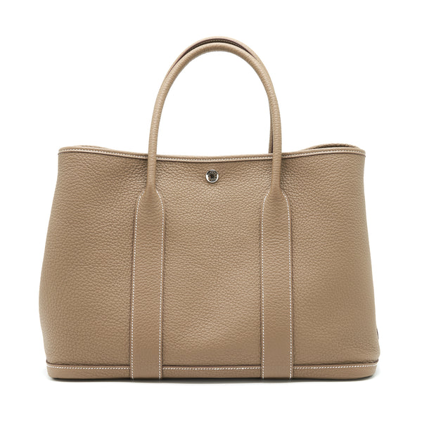 Hermes Garden Party 36 Etoupe SHW Stamp Y