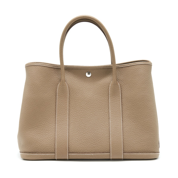 Hermes Garden Party 36 Etoupe SHW Stamp Y