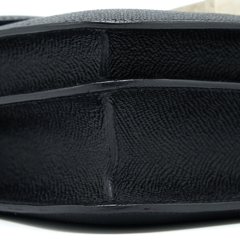 Hermes Constance 24 Epsom Black SHW Stamp A