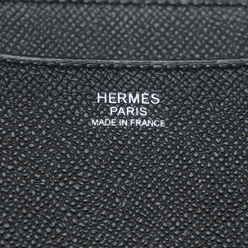 Hermes Constance 24 Epsom Black SHW Stamp A