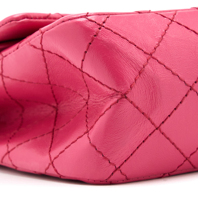 Chanel Small 2.55 Reissue Aged Calfskin Hot Pink Brushed GHW