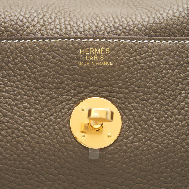 Hermes Lindy 30 Etoupe GHW Stamp Y