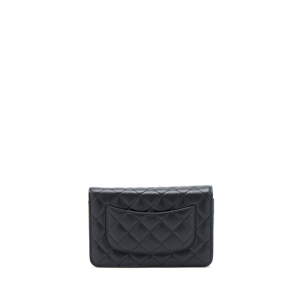 Chanel Classic Wallet On Chain Caviar Black GHW(Microchip)
