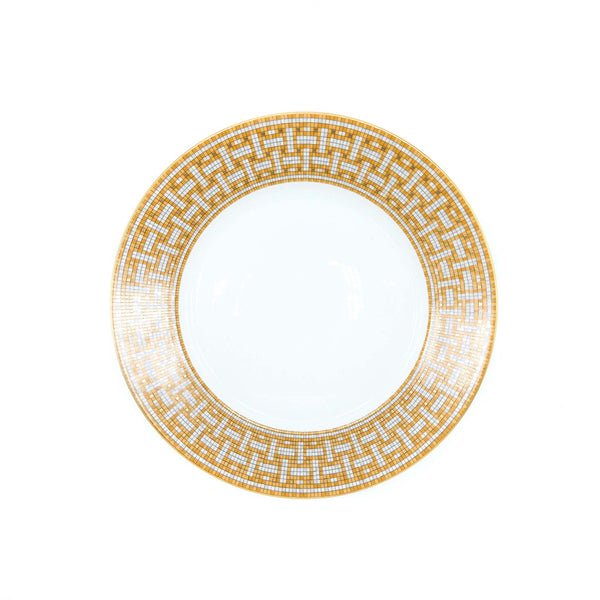 Hermes Mosaique Au 24 Gold Dinner Plate X 2 (2 In a Set)