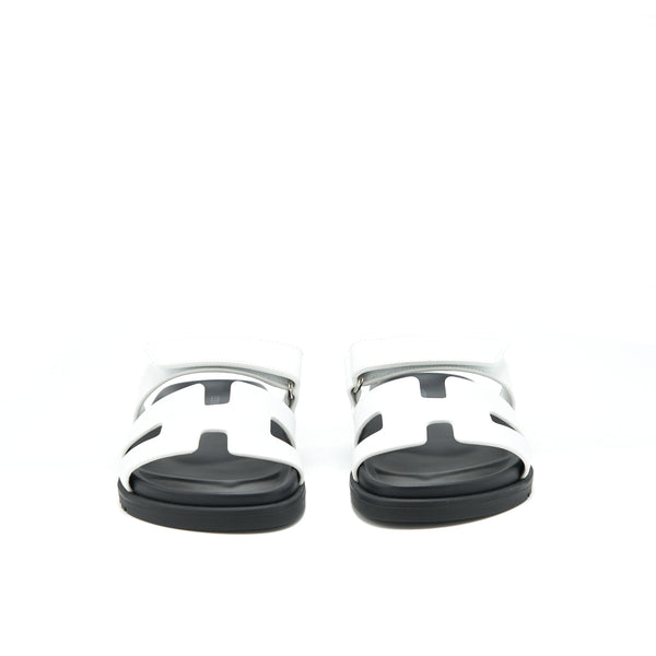 Hermes Size 36.5 Blanc Chypre Sandal