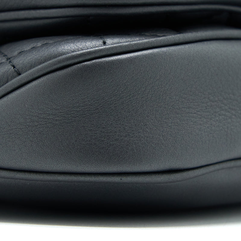 Chanel Quilted Waist Bag Calfskin Black LGHW