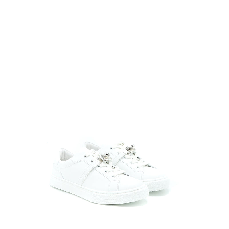 Hermes Size 37.5 Femme Day Sneaker White SHW
