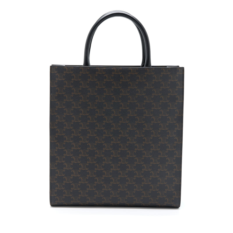 Celine Vertical Cabas Triomphe Canvas GHW