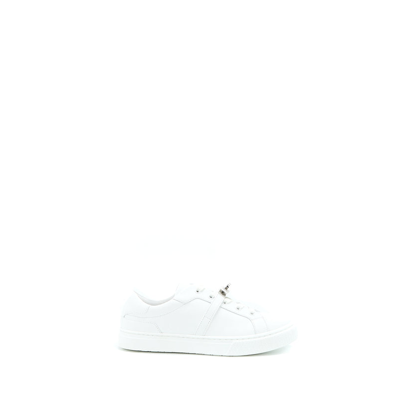 Hermes Size 37.5 Femme Day Sneaker White SHW