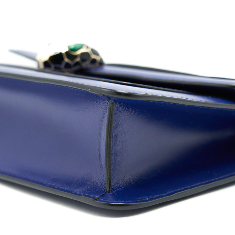BVLGARI SERPENTI FOREVER FLAP COVER IN ROYAL SAPPHIRE