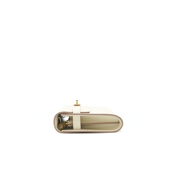 Hermes Kelly To Go Epsom Craie GHW Stamp Z