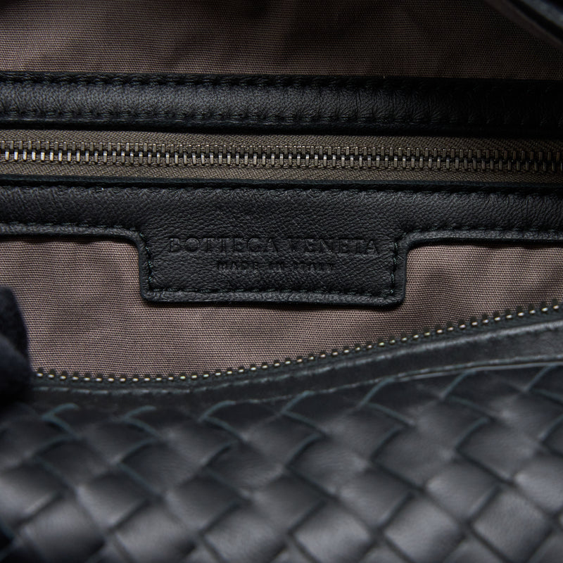 Bottega Veneta Hobo Bag Intrecciato Black