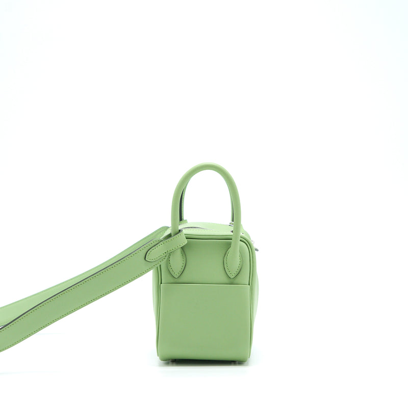 Hermes Mini Lindy Swift Vert Criquet SHW Stamp Y