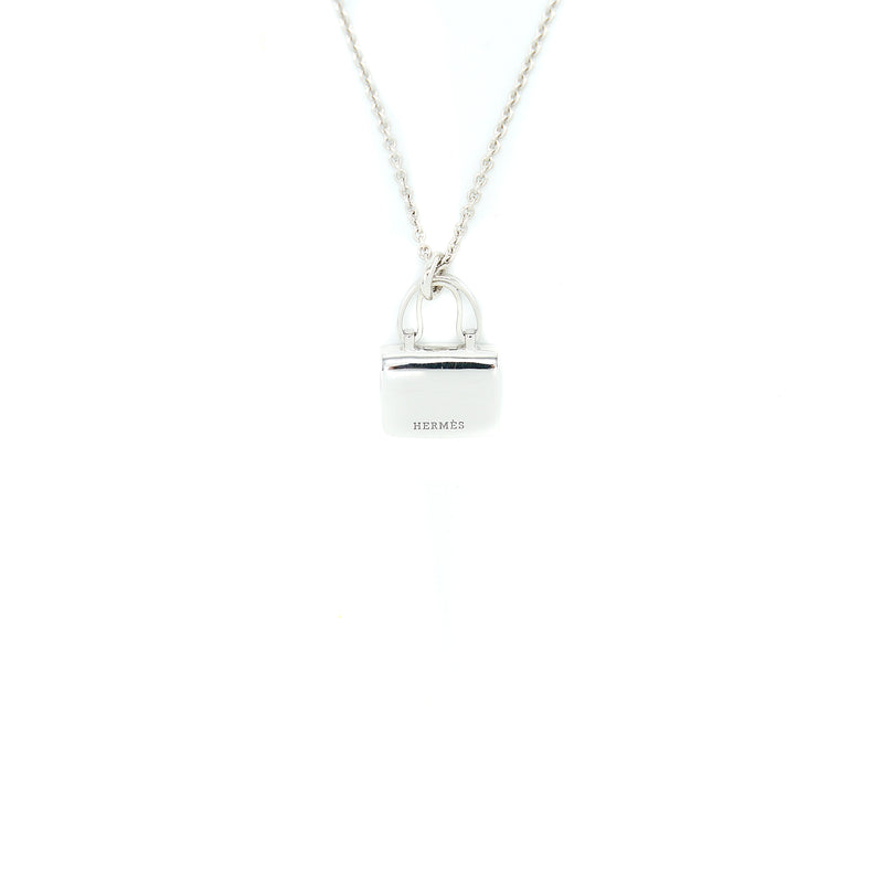 Hermes Amulette Constance Pendant White Gold Diamonds