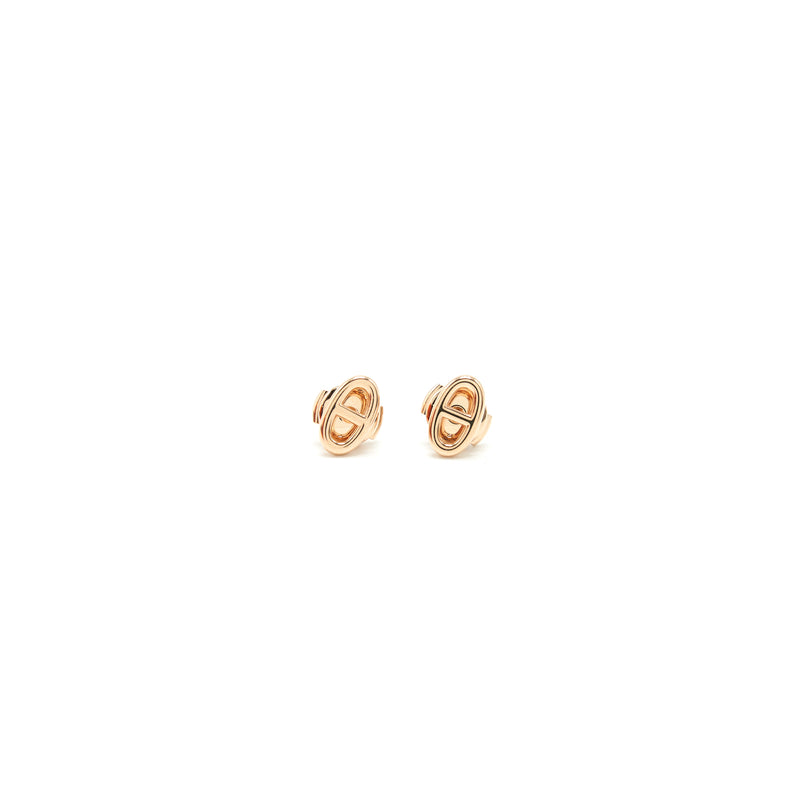 Hermes Chaine D'ancre Earings Rose Gold Very Small model