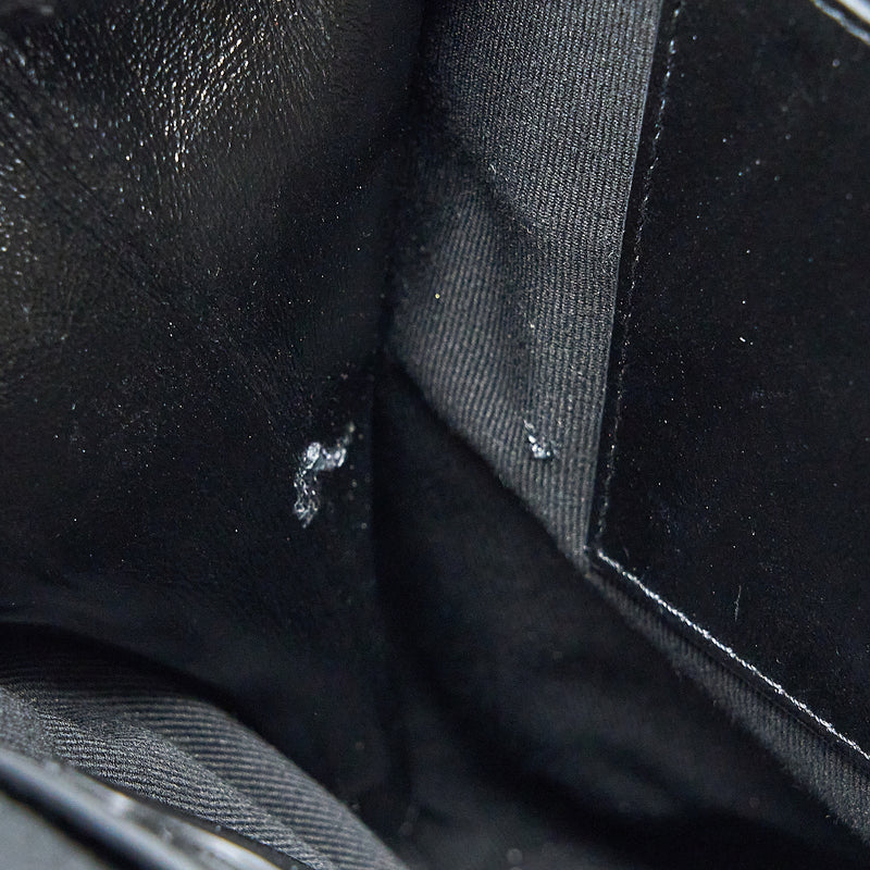 Chanel 22A Quilted Backpack Shiny Calfskin Black LGHW (Microchip)