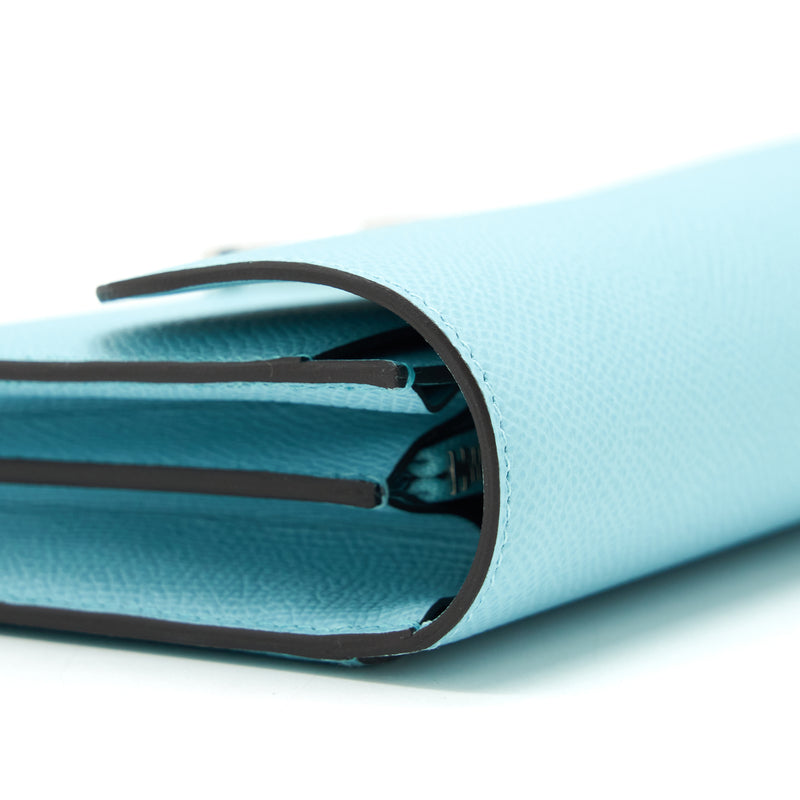 Hermes Constance To Go Epsom Blue Atoll SHW Stamp Z