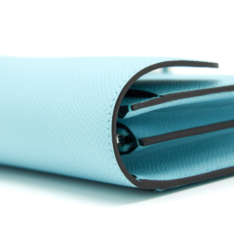 Hermes Constance To Go Epsom Blue Atoll SHW Stamp Z