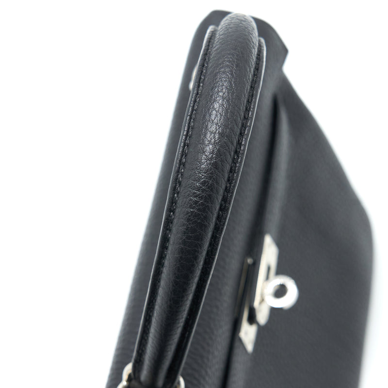 Hermes Kelly 25 Togo Black SHW Stamp Y