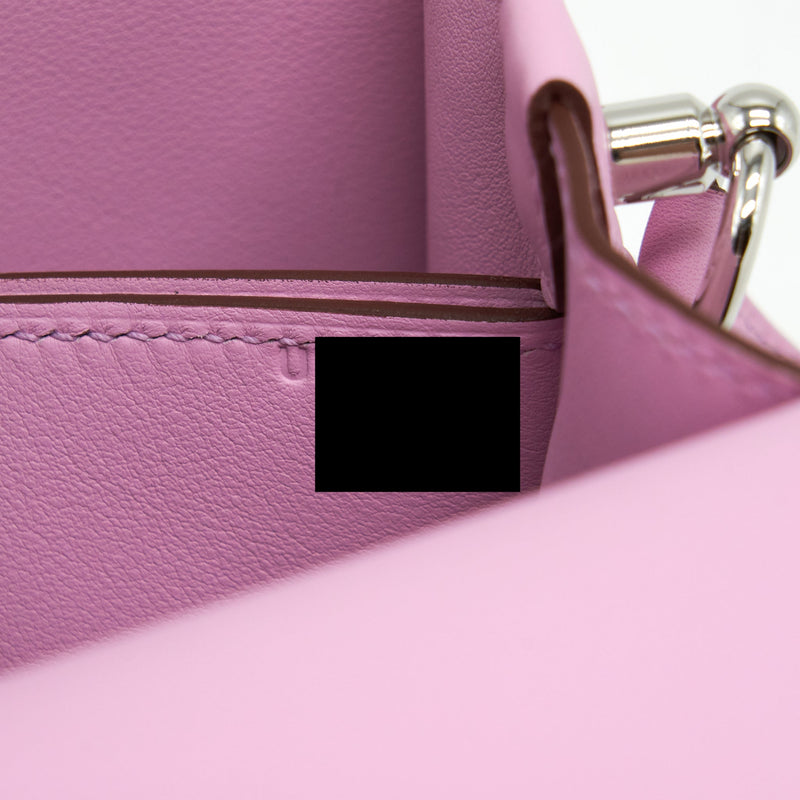 Hermes Mini Roulis Swift X9 Mauve Sylvestre SHW Stamp U