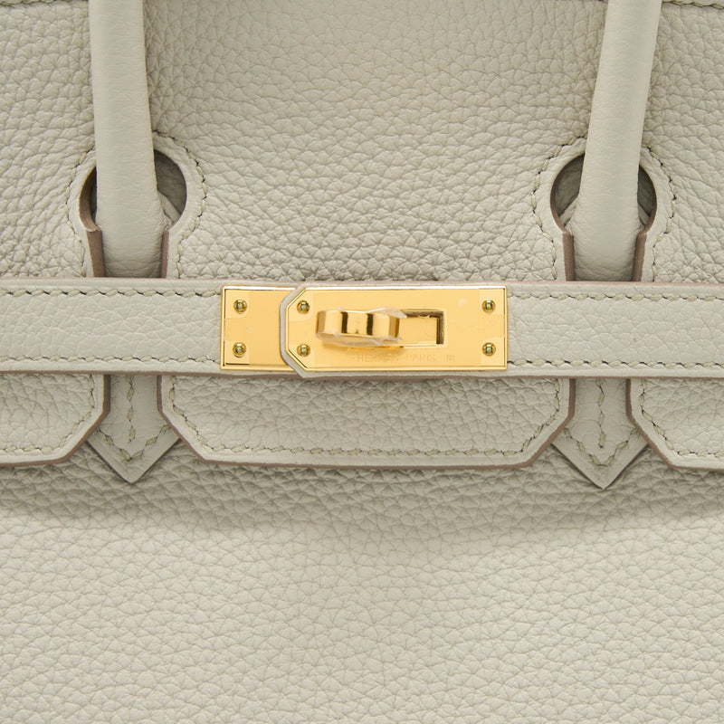 Hermes Birkin 25 Togo 8L Beton GHW Stamp U