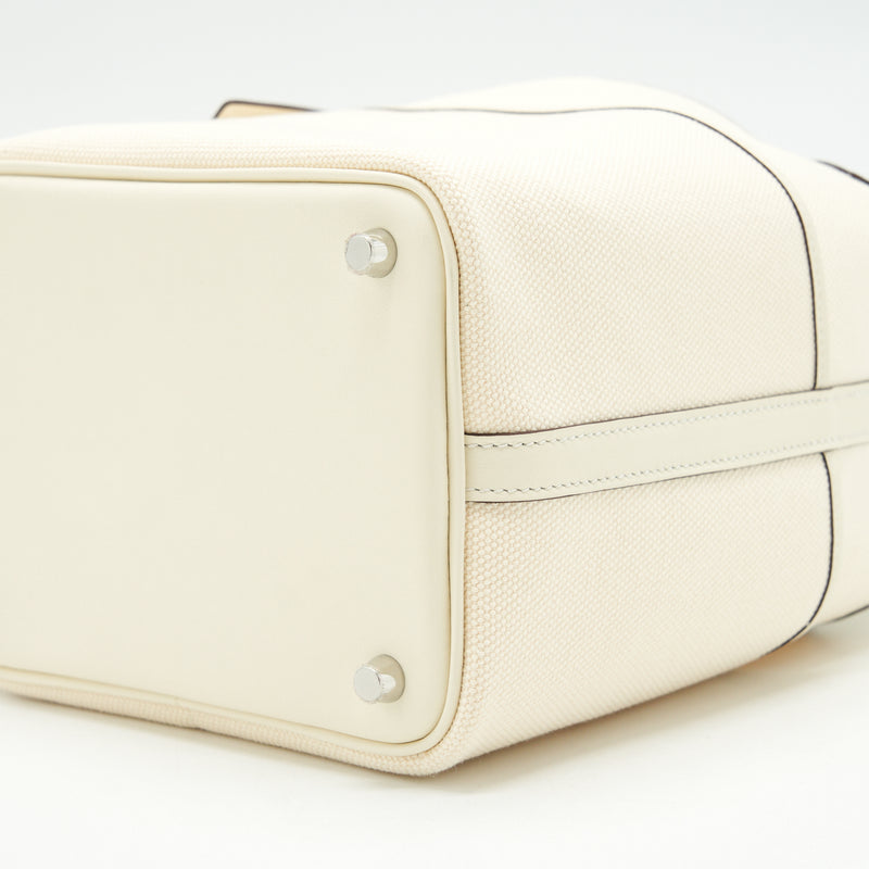 Hermes Picotin Cargo 18 Swift/Toile Canvas Ecru Nata SHW Stamp Z