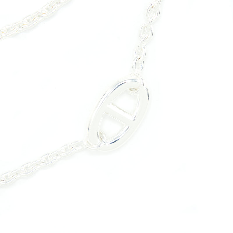 Hermes 120cm Farandole Long Necklace 925 Silver