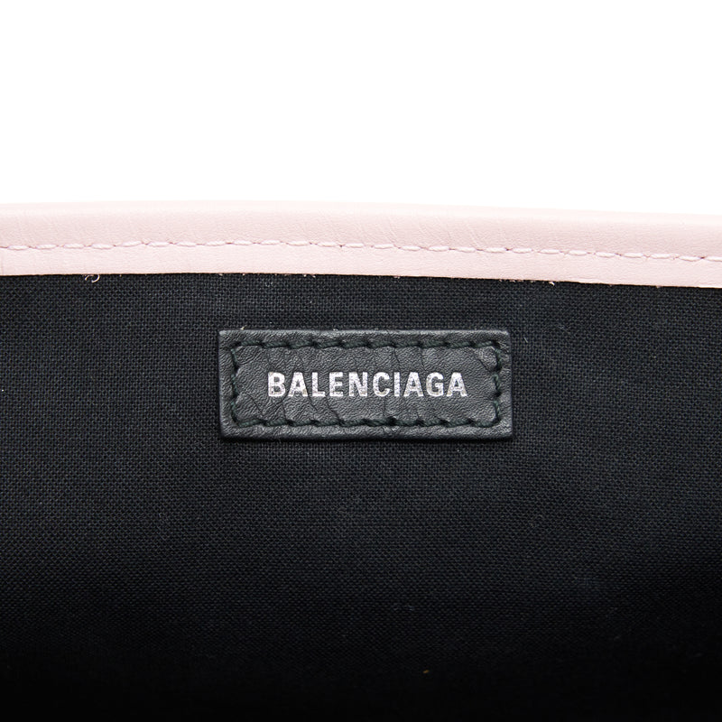 Balenciaga Canvas Cabas Bag Pink SHW