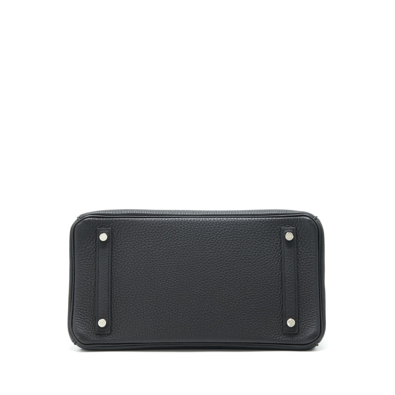 Hermes Birkin 30 Togo black SHW stamp A