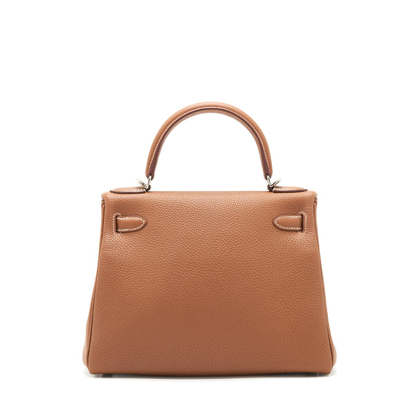 Hermes Kelly 28 Togo Gold SHW stamp X