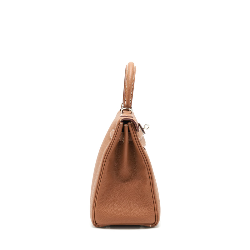 Hermes Kelly 28 Togo Gold SHW stamp X