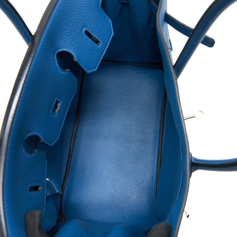 Birkin 35 in Blue Nuit Togo leather