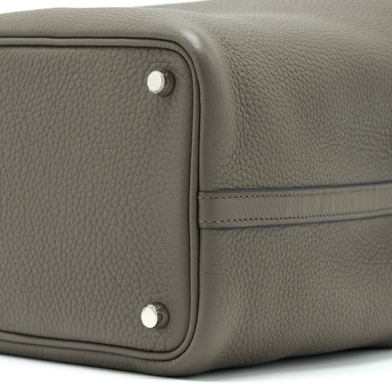 Hermes Picotin 18 Clemence Gris Etain SHW Stamp Y