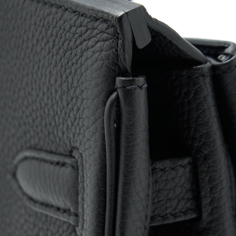 Hermes Birkin 30 Togo black SHW stamp A