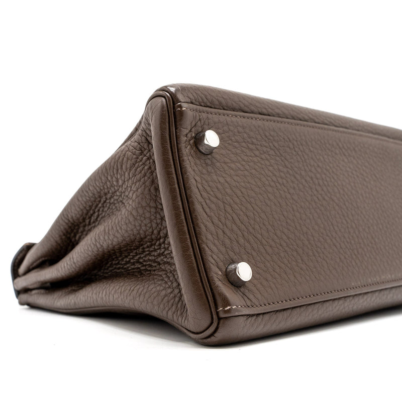 Hermes Kelly 28 Clemence Brown SHW Stamp Square L