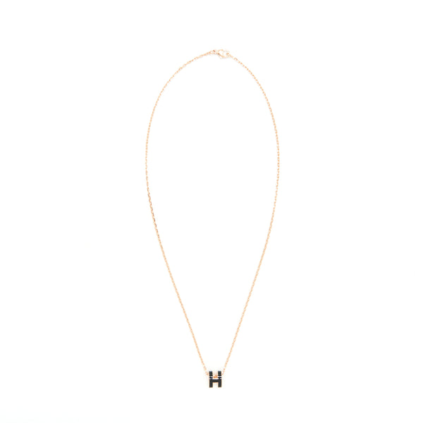 Hermes Mini Pop H Black RGHW