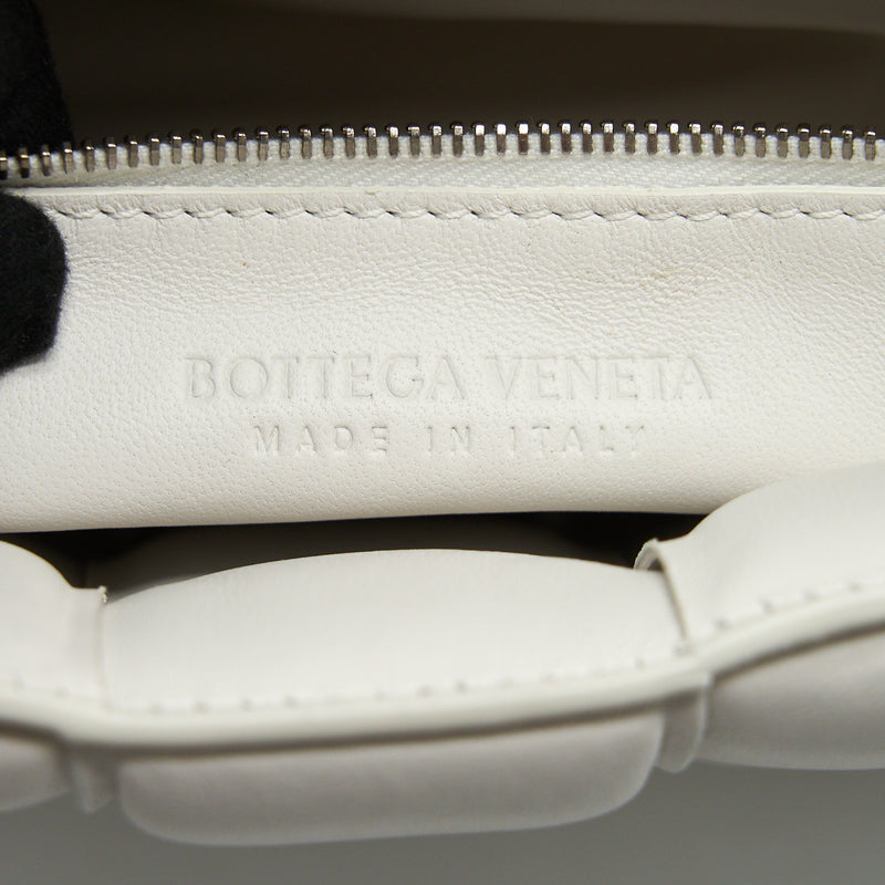 Bottega Veneta Padded Cassette Bag White