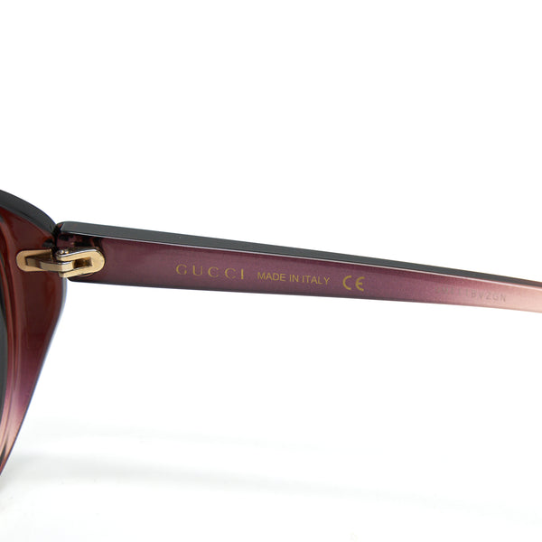 Gucci Sunglasses Dark Pink/ Brown